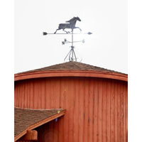 Red Barn and Weather Vane